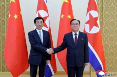 王沪宁访北韩 在平壤见朝鲜劳动党中央书记赵甬元
